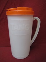 Vintage Tang Drink 1-1/2 Quart Plastic Jug Handle Pitcher with Screw-On ... - £19.49 GBP