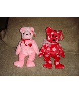 Ty Beanie Babies Babies Ty Store Smooch-e &amp; Little Kiss - $18.59