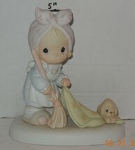 1989 Precious Moments Enesco "Sweep All Your Worries Away" 521779 Rare HTF - $18.01