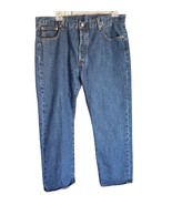 Mens Levis 501 Jeans 40x29 Button Fly Straight Leg Medium Wash Y2K Retro - $34.46