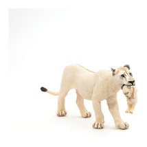 Papo White Lioness With Cub Animal Figure 50203 NEW IN STOCK - $27.99