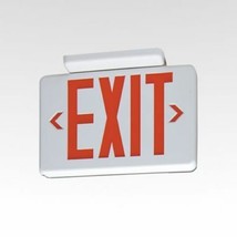 Philips/Lightolier Thermoplastic LED Exit Sign, 2 Sided, Red, Whte Body,... - $34.99