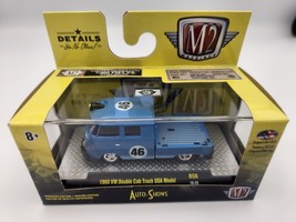 M2 MACHINES AUTO-SHOWS 1960 VW DOUBLE CAB TRUCK USA MODEL R56 BLUE #46 NIB - $9.08