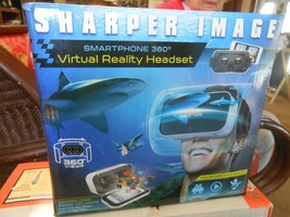 NIB- SHARPER IMAGE Smartphone 360 Degrees Virtual Reality Headset - $10.48