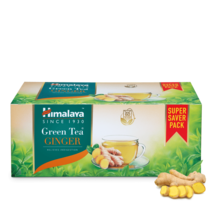 Himalaya Green Tea GINGER- 60 Tea Bags (2 gram) Relieves Indigestion FREE SHIP - £23.43 GBP