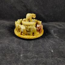 Marching Elephants Circling Incense Burners (2) Stick/Cone Incense Made in India - £11.15 GBP