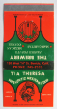 Tia Theresa - Benicia, California Mexican Restaurant 30 Strike Matchbook Cover - £1.50 GBP