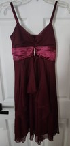 NWOT Venus Purple Plum Rhinestone Pendant Dress Size 2 - £31.42 GBP