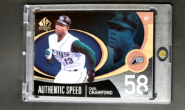 2007 UD Upper Deck SP Authentic Speed #AS-8 Carl Crawford Tampa Bay Devil Rays - £1.59 GBP