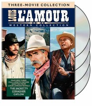 3movie 6hr+ Dvd Sacketts,Conagher,Catlow Louis Lamour Tom Selleck Katharine Ross - £42.77 GBP