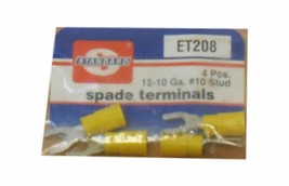 Standard Brand (6) Spade Terminals ET135 16-14 GA #10 Stud New! - $14.00