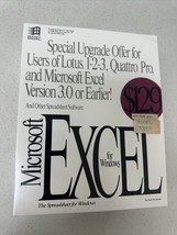 Microsoft Excel 3.0 for Part No-28945 1992 Vintage Windows Sealed - £21.99 GBP