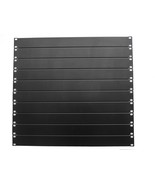 Lot of 10, 1U blank panel rack space filler EIA 19&quot;, powder paint finish... - $44.80