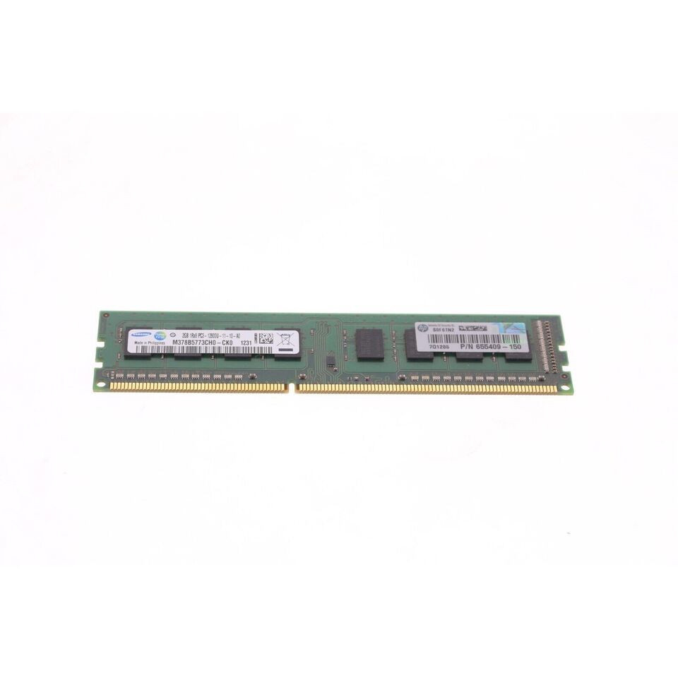 HP 655409-150 2GB 1Rx8 PC3 12800U Memory Module w60 - $19.99