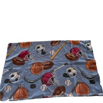 Vintage Pillowcase Dan River Standard Cotton Polyester Sports Football Y2K USA - £7.61 GBP