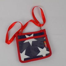 Penny Scallan Design Navy Star Passport Credential bag 6&quot; w 6&quot; h 17.25&quot; ... - $7.85