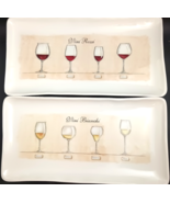Ceramica Cuore Serving Platters Vini Bianchi &amp; Rossi, Made in Italy 15.5... - €51,50 EUR