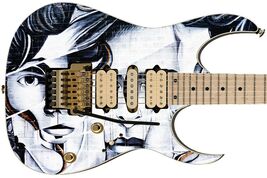 Guitar Skin Axe Wrap Re-skin Graffiti Face 444 - $44.50