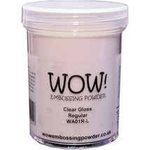 WOW! Embossing Powder 160ml-Clear Gloss Regular - £17.79 GBP