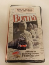 World&#39;s Greatest Train Ride Videos Burma 1996 VHS Video Cassette Like New - £11.87 GBP