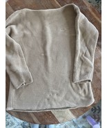 VINTAGE DKNY COTTON BOAT NECK SWEATER WOMEN&#39;S SIZE MEDIUM GRAY KNIT 3/4 ... - $35.89 CAD