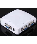 Video Display SPLITTER 1 port in 4 monitor out 1 to 4 VGA SVGA XGA LCD S... - $71.39