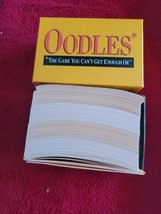 1992 OODLES Replacement Cards Parts/Pieces Board Games Cards in Box only - $39.99