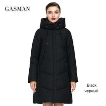 GASMAN 2022 New khaki fashion warm winter jacket Women long sleeve thick... - £133.27 GBP