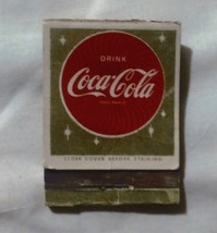 Drink Coca-Cola in Disc Things Go better with Coke Match Book   No Matches - £1.78 GBP
