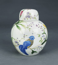 AA Importing Birds and Flowers Round  Jar with Lid - £49.27 GBP