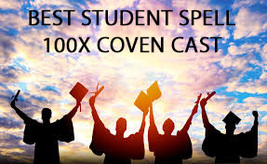 Haunted 100X COVEN CAST BEST STUDENT IMPROVE GRADES PERFORMANCE MAGICK WITCH  image 2