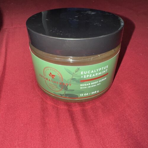 Bath and Body Works EUCALYPTUS + SPEARMINT Sugar Body Scrub 13 oz /368 g... - £11.86 GBP
