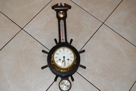 Vintage Schatz Royal Mariner Marine Ships Clock Germany Made Attic Find 515b3 - $485.00