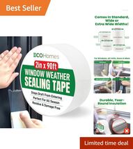 2 Inch by 90 FT Weather Stripping Tape | Block Drafts &amp; Insulate Windows... - $19.75