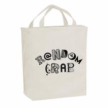 Random Crap - Stuff Things Carryall Funny Snarky Canvas Reusable Grocery... - £18.73 GBP