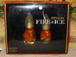 Fire &amp; Ice Cologne Spray 1 Fl oz &amp; 0.5 Fl oz Set By Revlon - $34.99