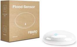 Fibaro Fgfs-101 Zw5 Fgfs101Zw5 Flood Sensor, Z-Wave Plus Water Leak, White. - $54.95