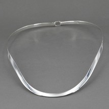 Vintage Silpada Sterling Flat Formed Collar Necklace with Hook &amp; Eye Cla... - $59.99
