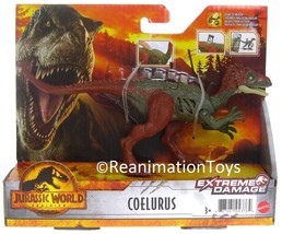 Jurassic World Dominion Park Extreme Damage Coelurus Dinosaur Mint New NIB - £39.17 GBP