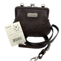 Brighton Women&#39;s Margo Scallop Coin Purse Brown NWT - £37.87 GBP