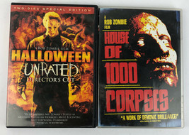 2 x Rob Zombie DVD Movie Collection. Halloween,  House of 1000 Corpses * VGC * - £10.38 GBP