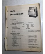 Rowe AMI R-82 Phonograph Jukebox Field Service Manual &amp; Parts Catalog (m... - €18,42 EUR