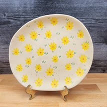Spring Daisy Floral Salad Plate Embossed Decorative by Blue Sky - £9.85 GBP