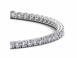 14K white gold 3.00CT diamond tennis bracelet/14K white gold tennis bracelet - £6,339.31 GBP