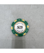 Monte Carlo Poker Club Chips $25  Green - $433.33 MXN
