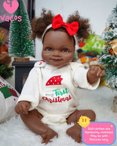 VACOS Realistic Reborn Baby Dolls Black Girl - 20&quot; African American Newborn Doll - £45.11 GBP