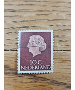 Netherlands Stamp 10c Used Brown Queen Juliana - $1.99