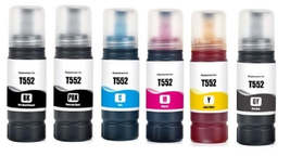 Compatible with Epson T552 BK/PHB/C/M/Y/GR PREMIUM ink Compatible Ink Bo... - $62.90