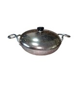 Vintage Wear-Ever 9&quot; Aluminum Skillet with Twisted Handles and Lid G-901... - $19.54 CAD