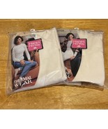 New Vtg Hanes Her Way Thermal Wear Top Bottom Women&#39;s Long Johns Size S - $53.77 CAD